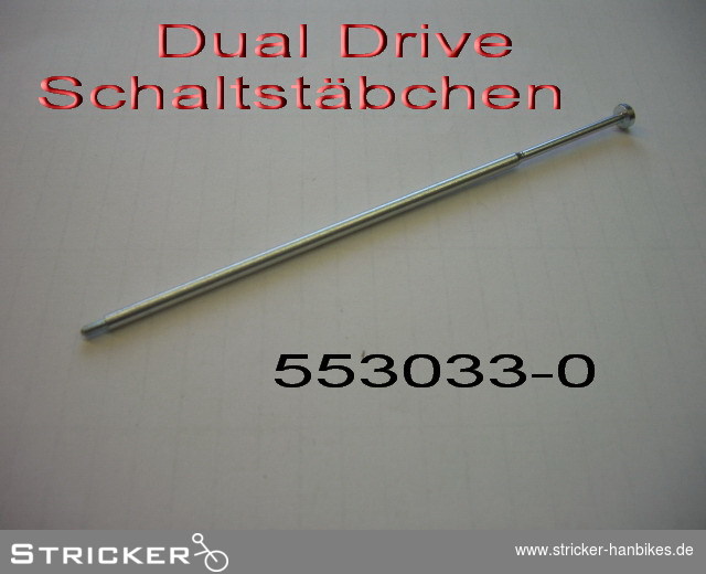 Dual Drive Schaltstäbchen Stricker – Stricker Handbikes, Bestellnummer 553033-0