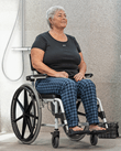 Mobilex 24" Kunststoffräder mit Steckachse für 302015/18/19/20 inkl. Adapter, Satz mit 2 Stück