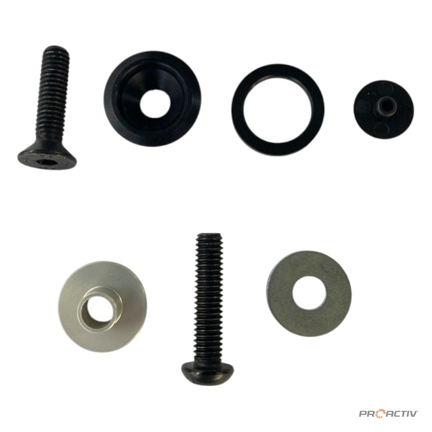 PRO ACTIV Ersatzteil – Montageset Seitenblech -5 abfaltbar