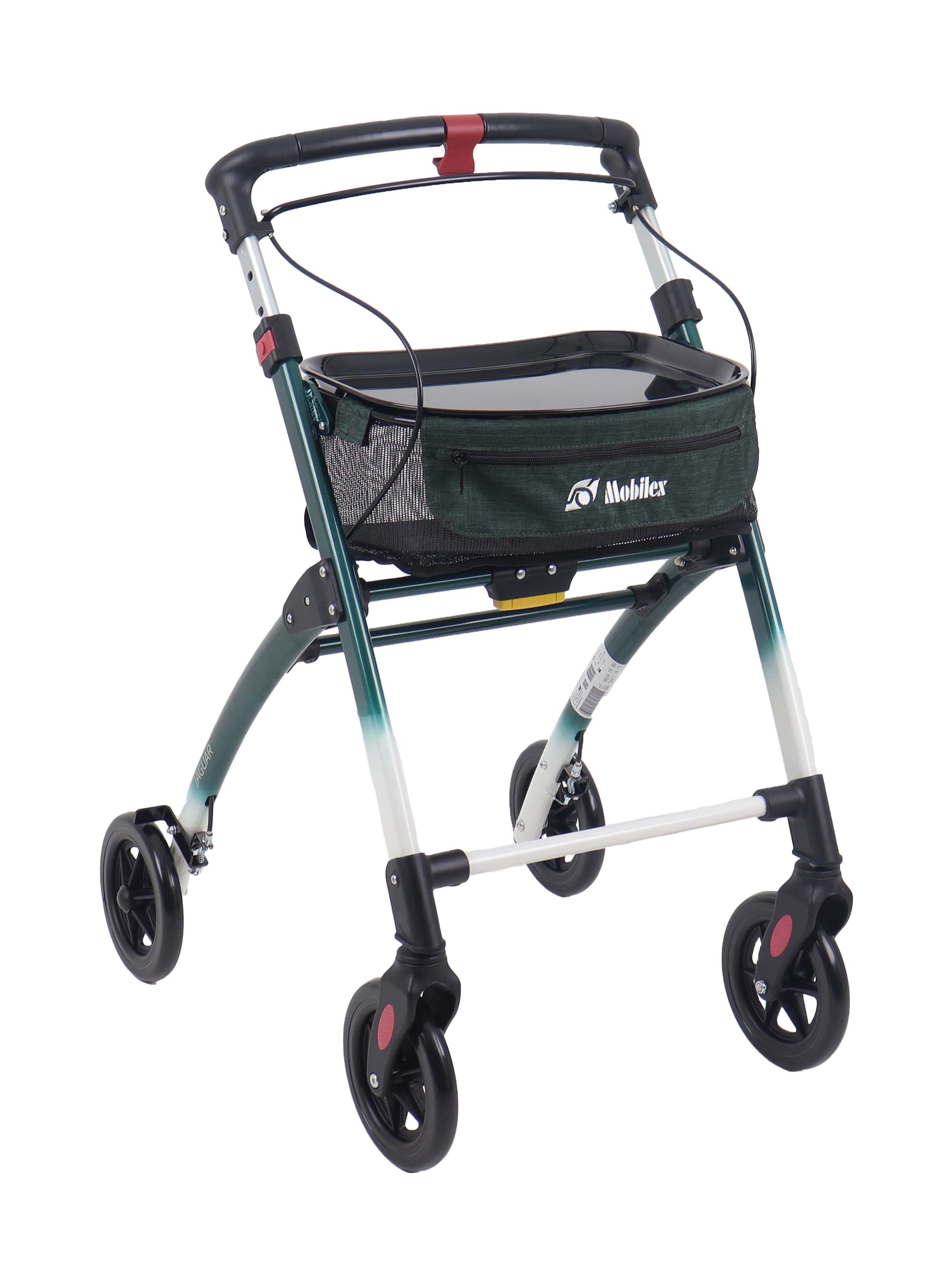 Mobilex Jaguar Indoor-Rollator, blaugrau/weiß