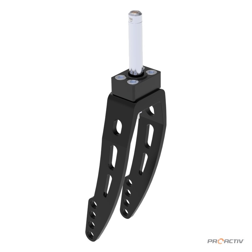 PRO ACTIV Ersatzteil – Lenkradgabel mit Steckachse 46mm