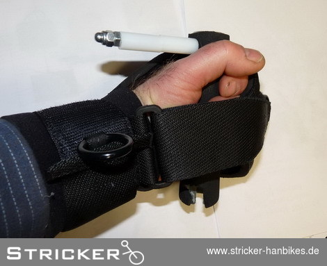 Active Hands Tetrahandschuhe mit Rohr – Stricker Handbikes, Bestellnummer 301266-0