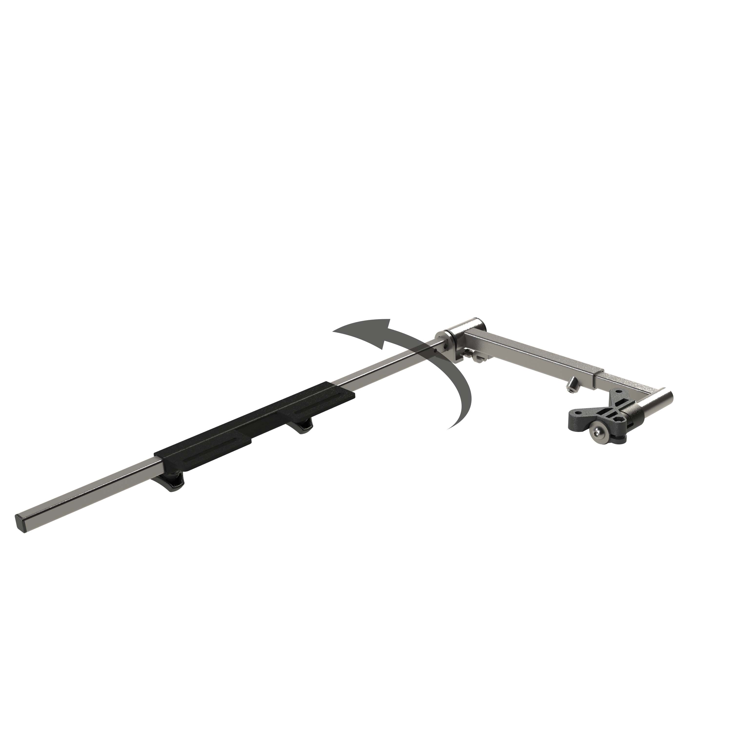 Therapietisch mit klappbarem Halter (37mm gepolsterter Tisch)