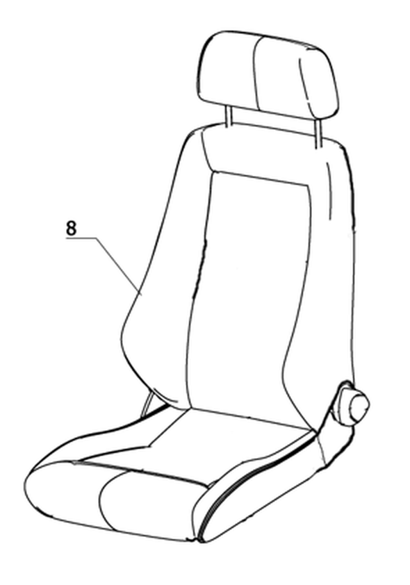 Anatomisches Sitzsystem Basic (Code 568)