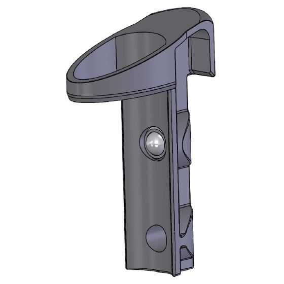 TOPRO TOPRO Griffbefestigung- 5G/Original- grau- 25 mm