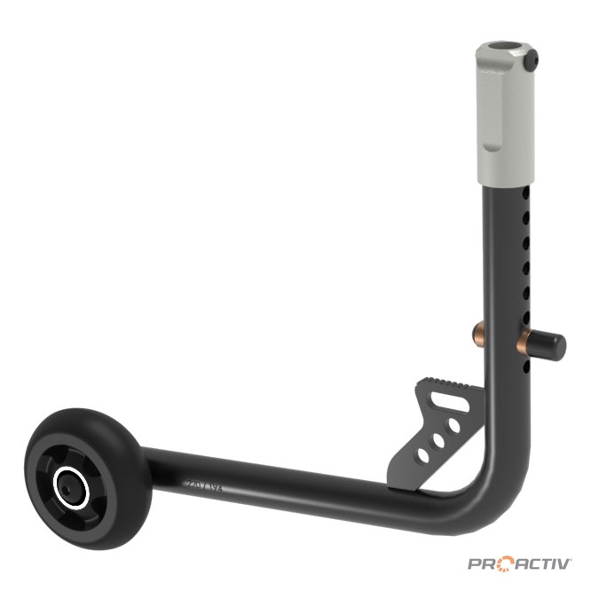 PRO ACTIV Ersatzteil – Kippstütze (L220/194), mit Rad