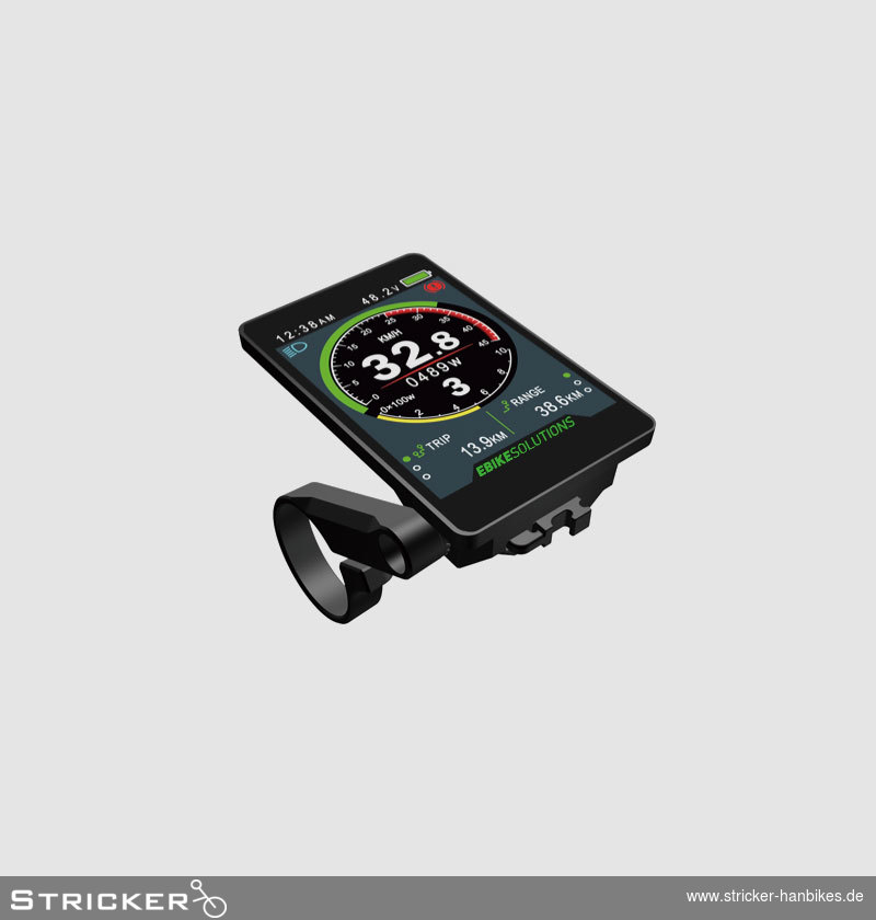 Display 860C für Crossbike, Smart Wild – Stricker Handbikes, Bestellnummer 632151-0