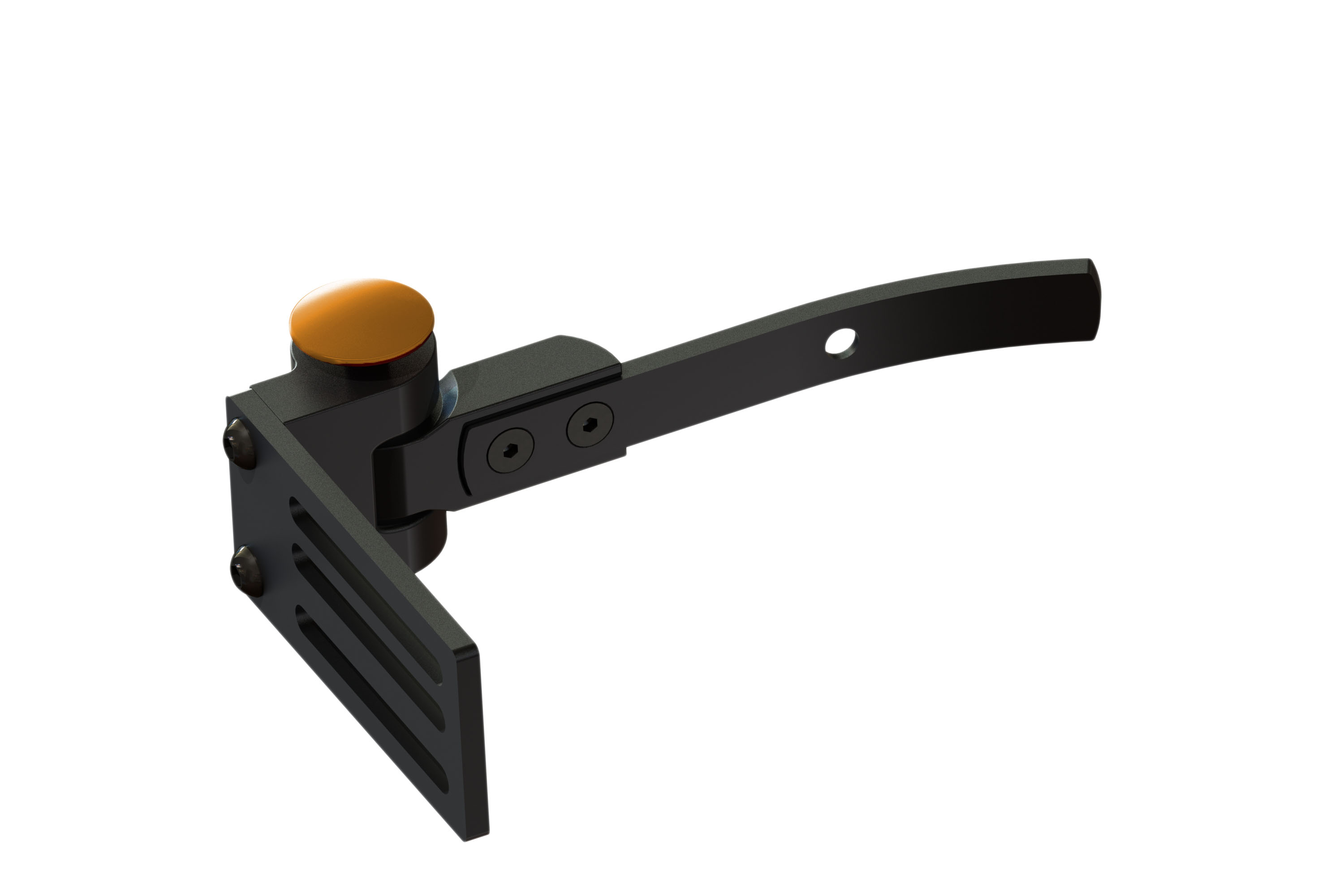 Scharnier aus Aluminium (Junior) elox., 130mm (130 mm linke Seite)