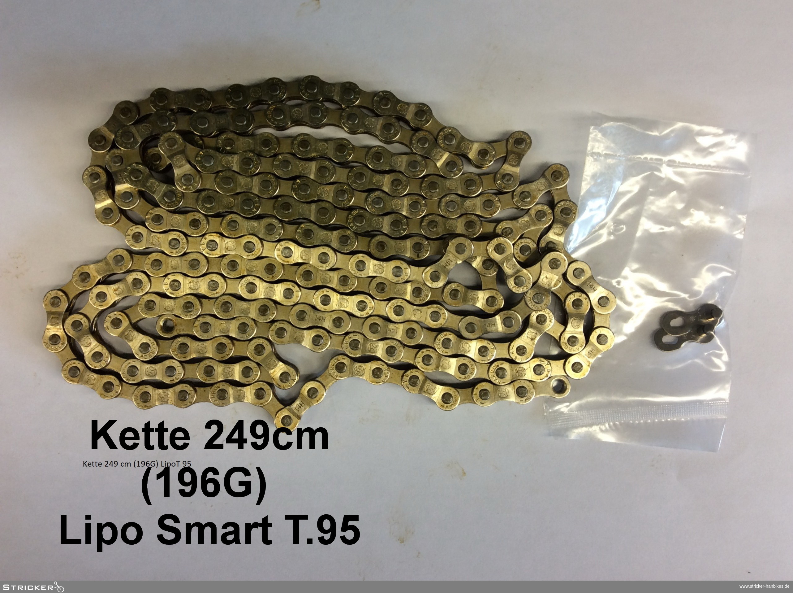 Kette 249cm (196G) LipoT 95-44k-z40-11 – Stricker Handbikes, Bestellnummer 503045-0