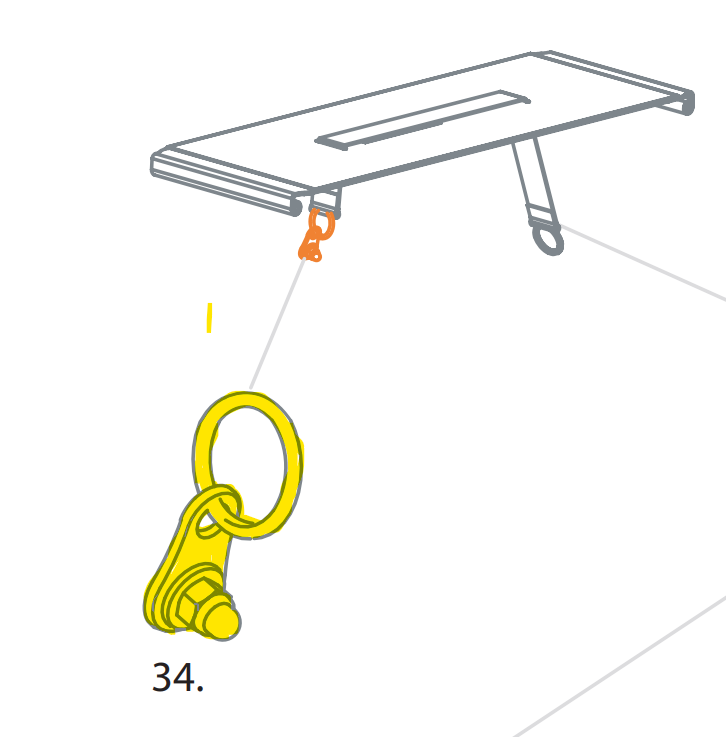 Rollz Ring für den Sitzgurt für Rollz Flex