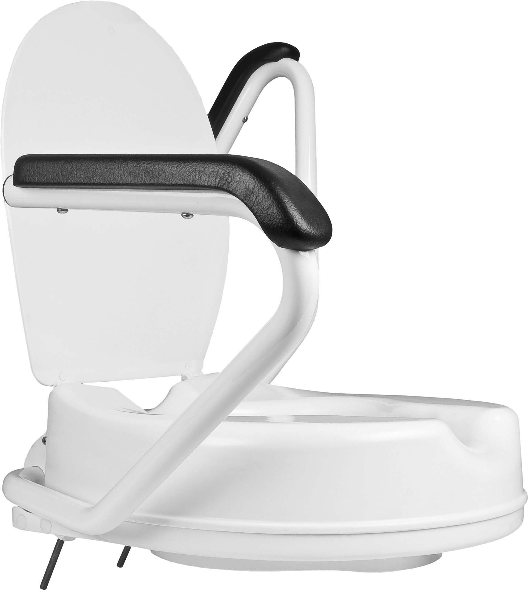Mobilex Fixer Toilettensitz mit klappbaren Armlehnen
