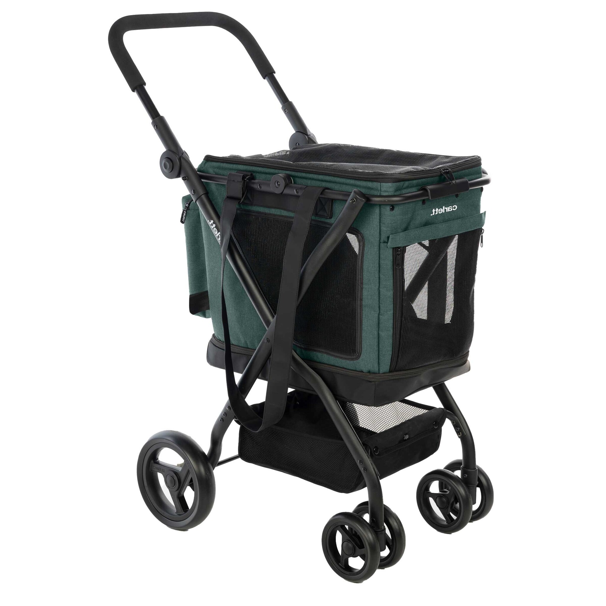 Carlett Cube P Transportwagen für Haustiere – Tannengrün