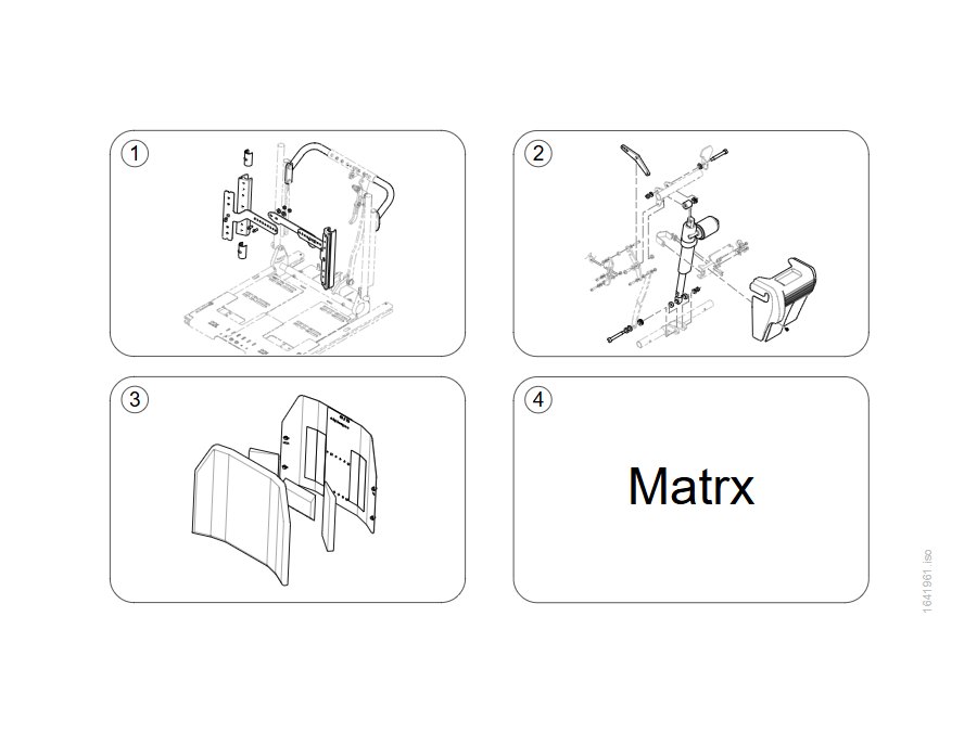 Invacare Matrx Elite E2 Montagematerial - Modulite