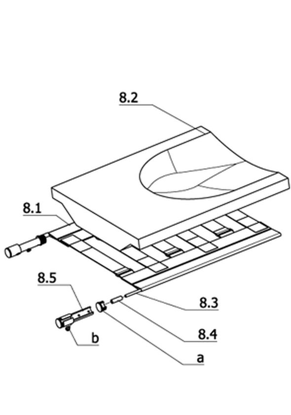 Ergoform Sitzeinheit, Fester Sitz (Code 960)
