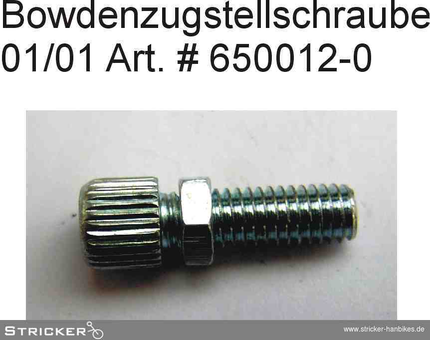 Bowdenzugstellschraube M 6 City – Stricker Handbikes, Bestellnummer 650012-0