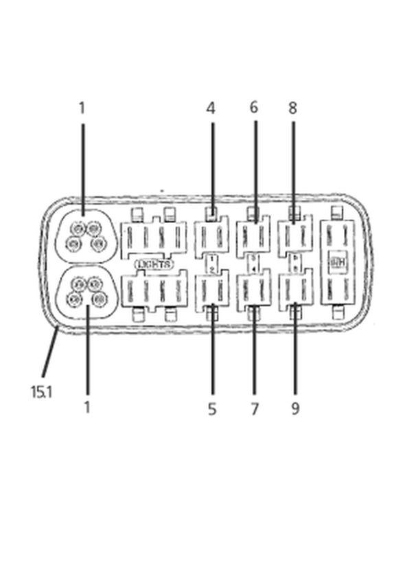 Kontaktbelegungen Verstellmodul