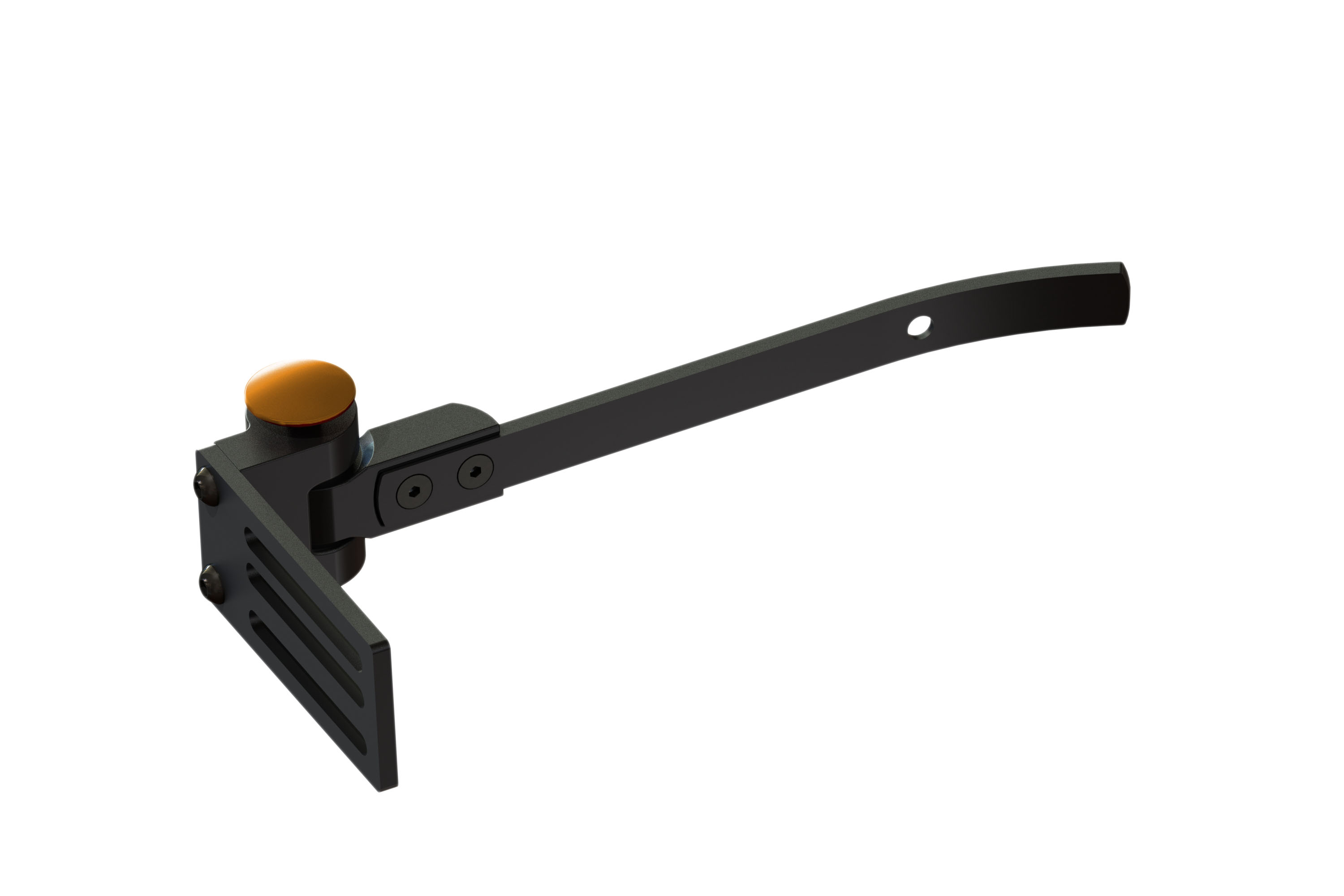 Scharnier aus Aluminium (Junior) elox., 200mm (200 mm linke Seite)