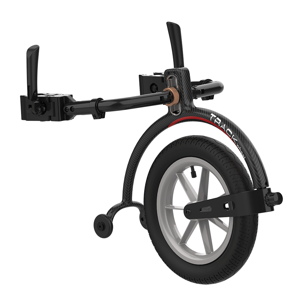 Rehasense TRACK WHEEL Double Arm Carbon, schräg von vorn rechts