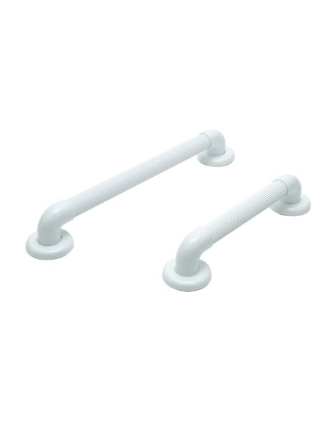 Mobilex Plastik Haltegriff, weiss, gerillt, 30cm
