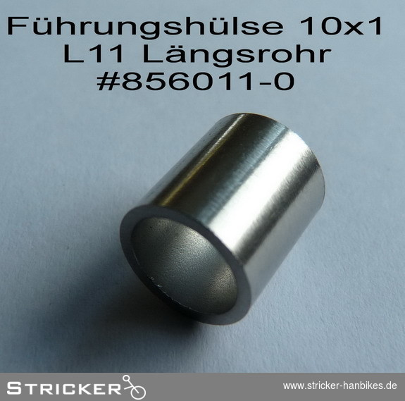 Führungshülse 10x1 L 11 Längsrohr 05/06 – Stricker Handbikes, Bestellnummer 856011-0