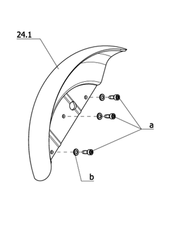 Spritzschutz für Antriebsräder (Code 824)
