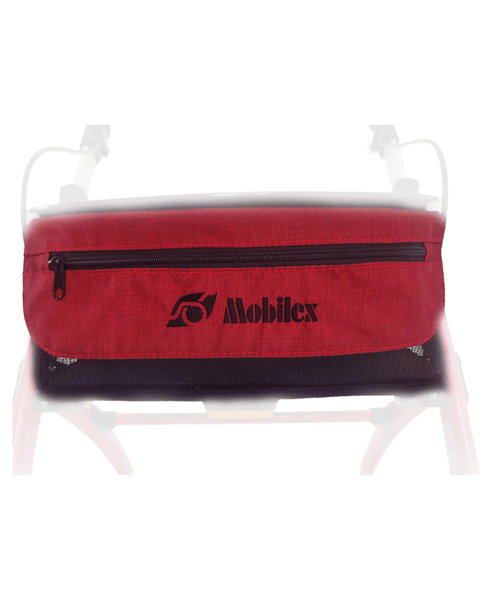 Mobilex Tasche für Jaguar Indoor Rollator rot/weiß