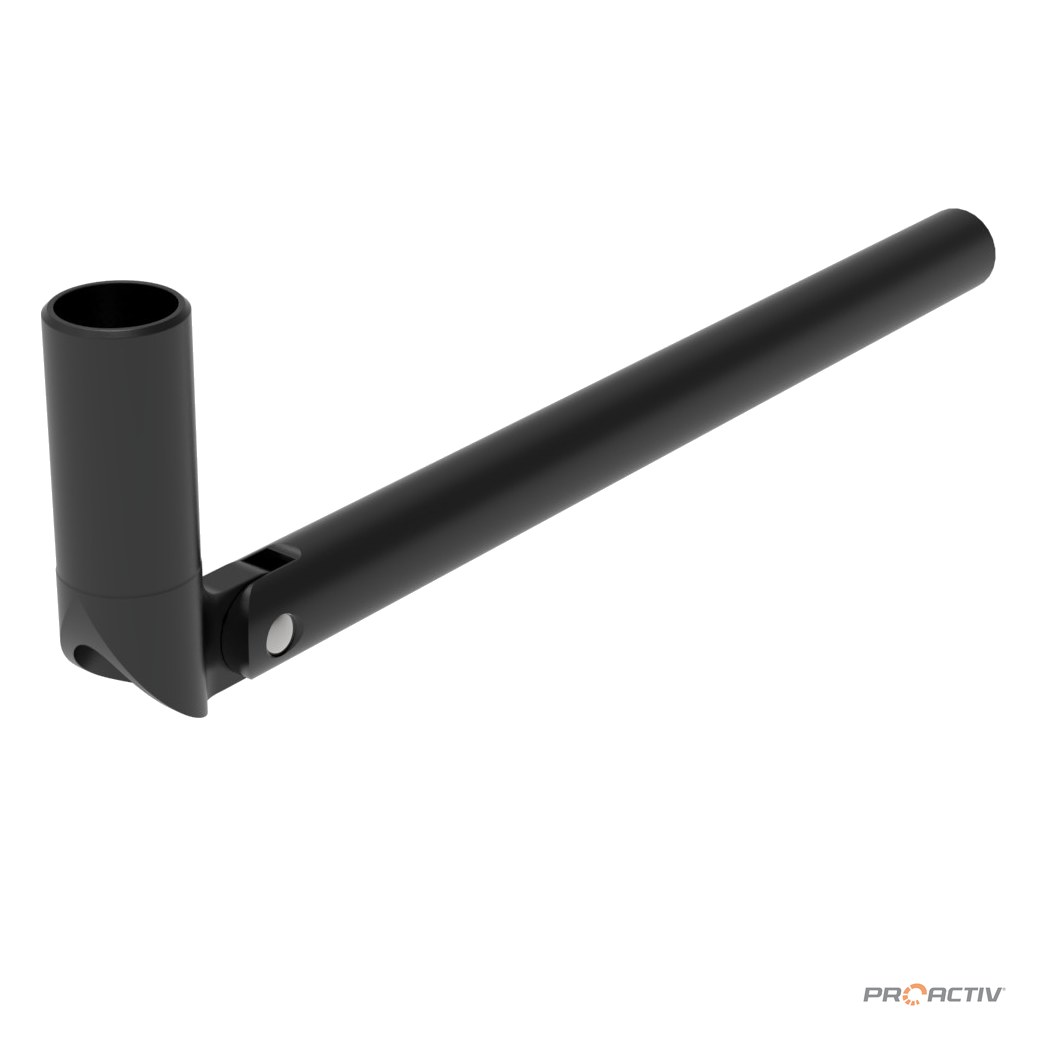 PRO ACTIV Ersatzteil – Fußauflagegelenk "G-Form" 90° rechts