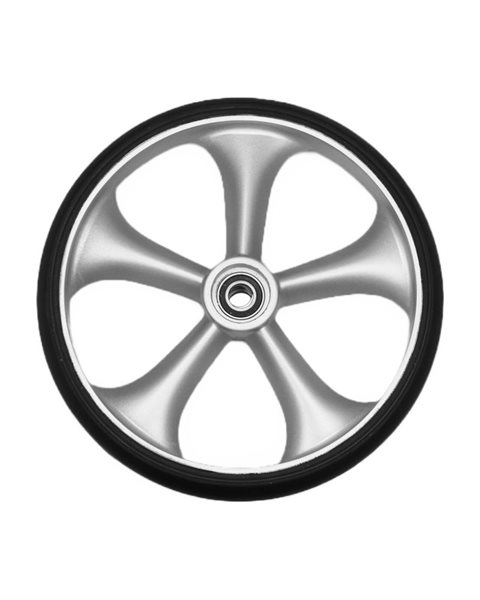Mobilex Hinterrad für Gepard Rollator, silber (1 Stück)