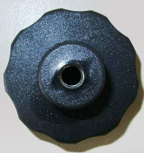 Handrad mit Mutter M6 D=40MM DIN934-A2 Schwarz