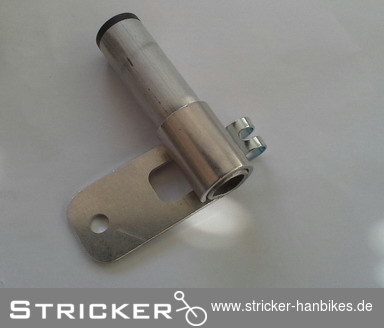 Tachohalter 2005 Alu mit Schelle – Stricker Handbikes, Bestellnummer 350086-0