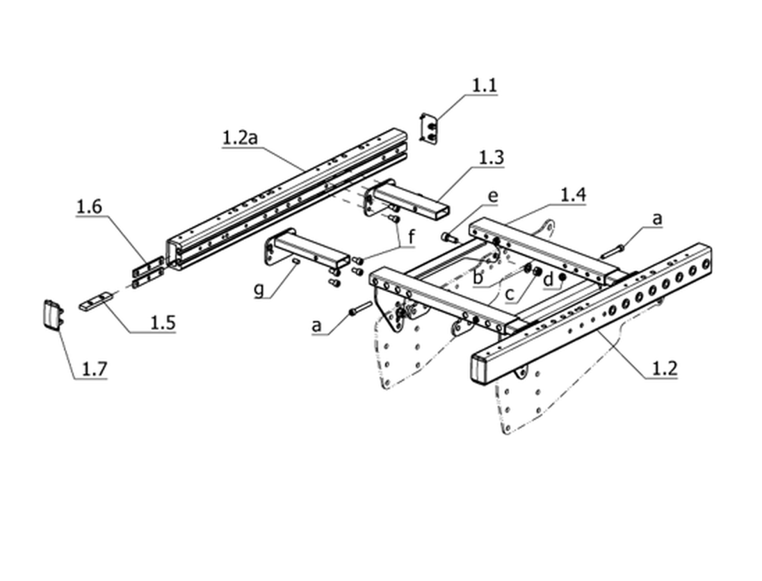 Sitzneigungsverstellung mechanisch (Code 119)