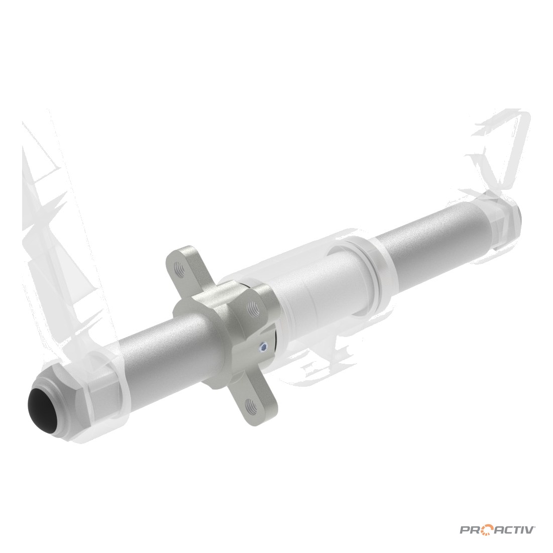 PRO ACTIV Ersatzteil – Tretlagerwelle 276mm mit Zahnkranzstern