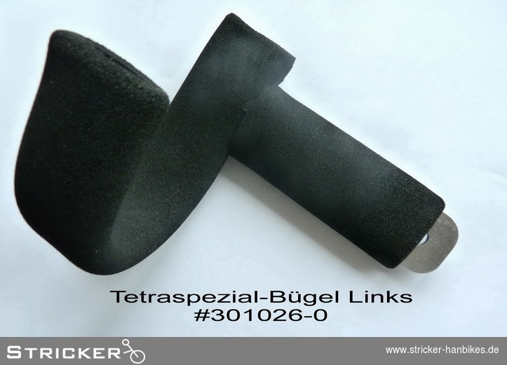 Tetraspezial-Bügel links – Stricker Handbikes, Bestellnummer 301026-0