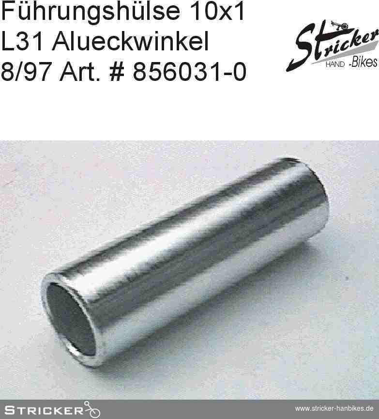 Führungshülse 10x1 L 31 Eckwinkel – Stricker Handbikes, Bestellnummer 856031-0