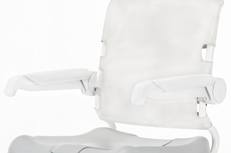 Aquatec Ocean 24" Ergo Dusch- und Toilettenrollstuhl – Ansicht 8