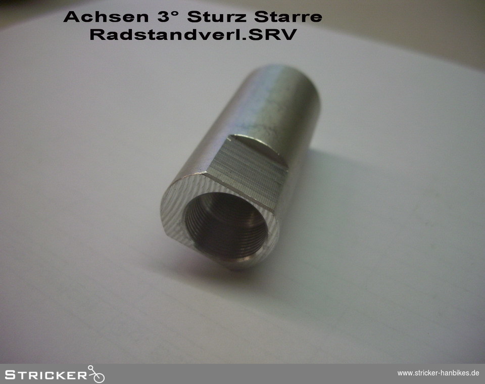 Achsen 3° Sturz Starre Radstandverl.SRV – Stricker Handbikes, Bestellnummer 901005-0