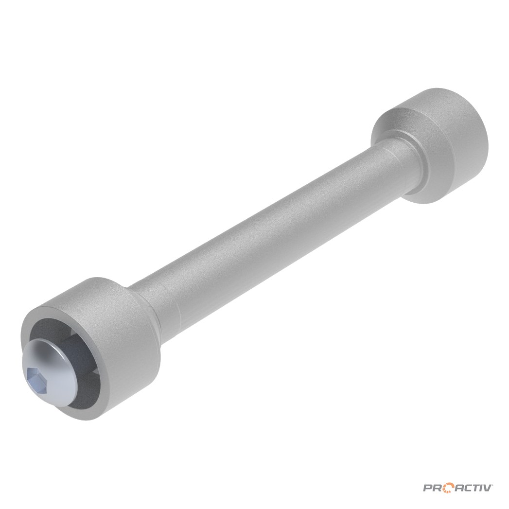PRO ACTIV Ersatzteil – Lagerwelle oben, für SB38-40cm, 168mm