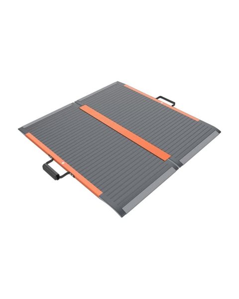 Mobilex Einfach faltbare CB-Rampe aus Kohlefaser, mit Tasche, 78 x 82 cm