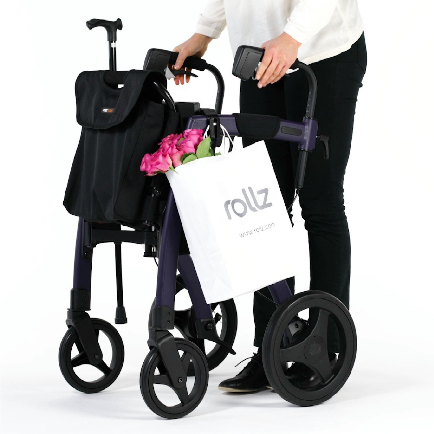Rollz Rollz Motion 3-in-1-Set (Stockhalter, Rollstuhl-Pakethalter, Getränkehalter)