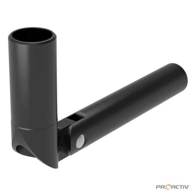 PRO ACTIV Ersatzteil – Fußauflagegelenk "G-Form" 90° rechts