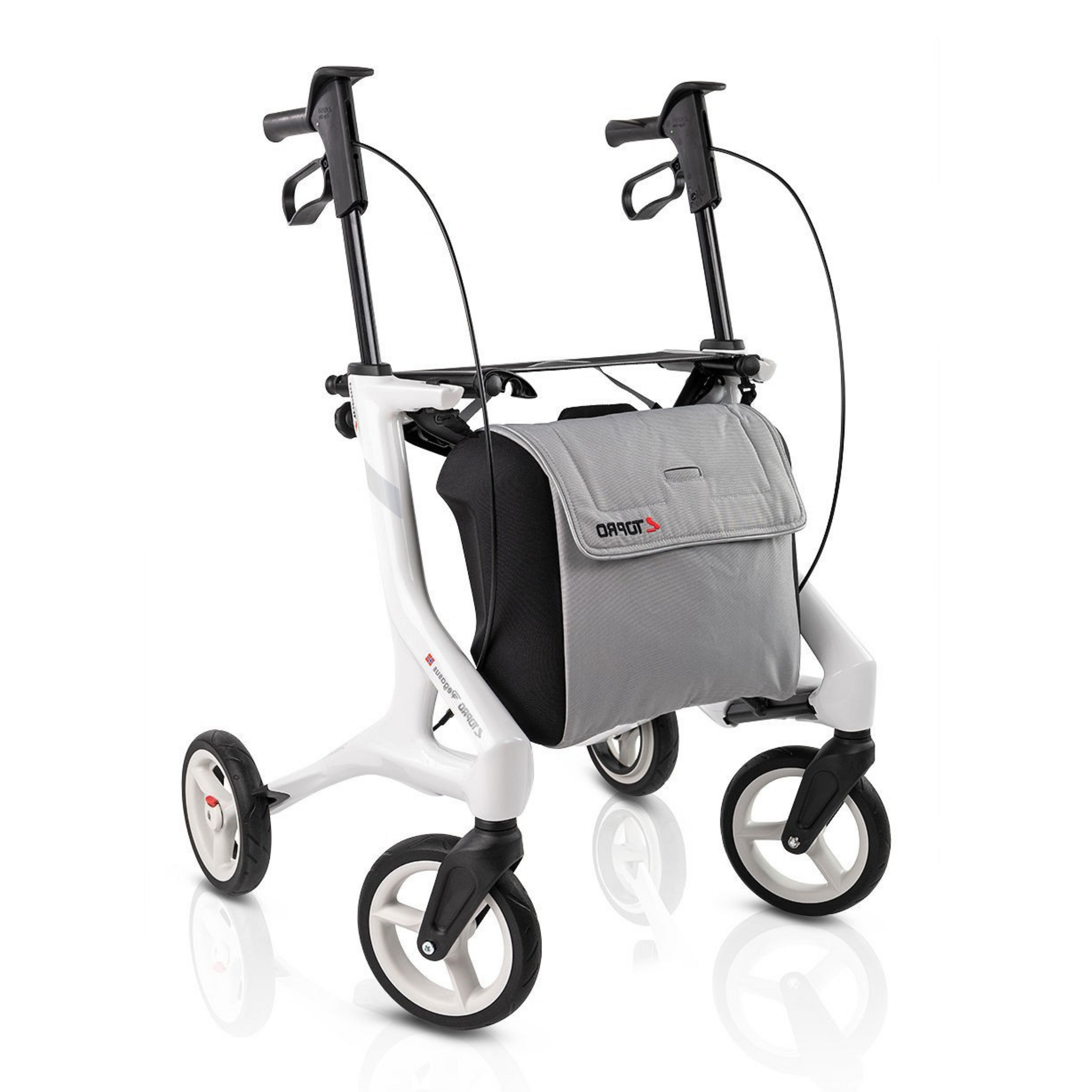 TOPRO Pegasus Carbon-Rollator – Weiß
