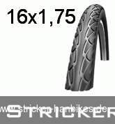 Decke 16 x 1.75 – Stricker Handbikes, Bestellnummer 604030-0
