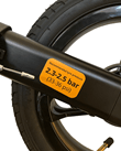 Mobilex Puma Air Rollator, mattschwarz, SH 59 cm, inkl. Rückengurt, Becher- und Stockhalter