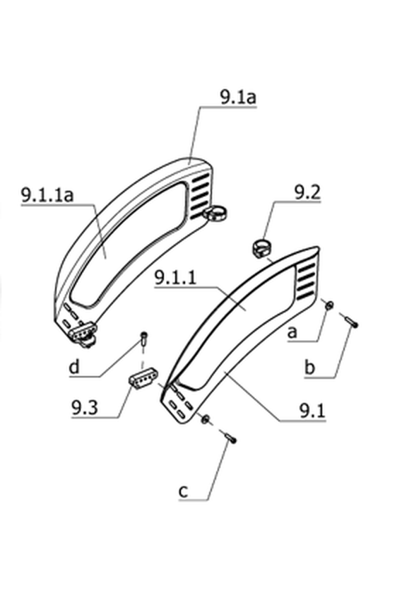 Seitenteil mit Radüberdeckung breit - Kleiderschutz für Aktiv - Rollstuhl (Code 98-100)