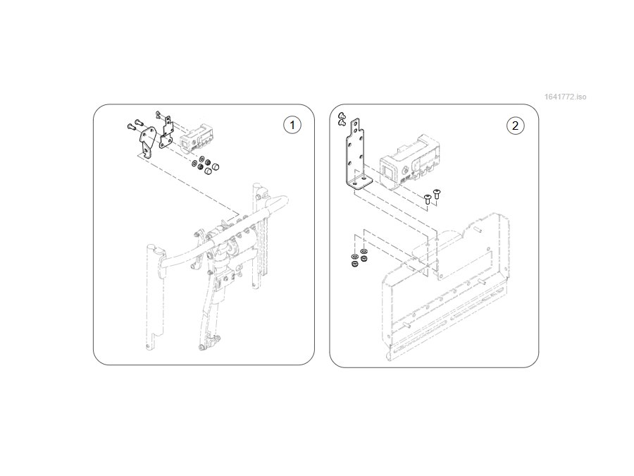 Halter, ASL106-Box am ULM-Rücken