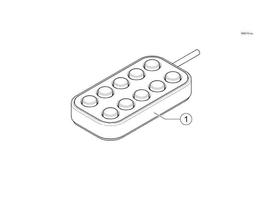 Bedieneinheit mit 10 Tastern