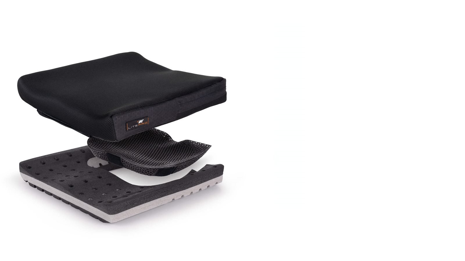 Aufbau des JAY LitePro mit Elastomereinlage