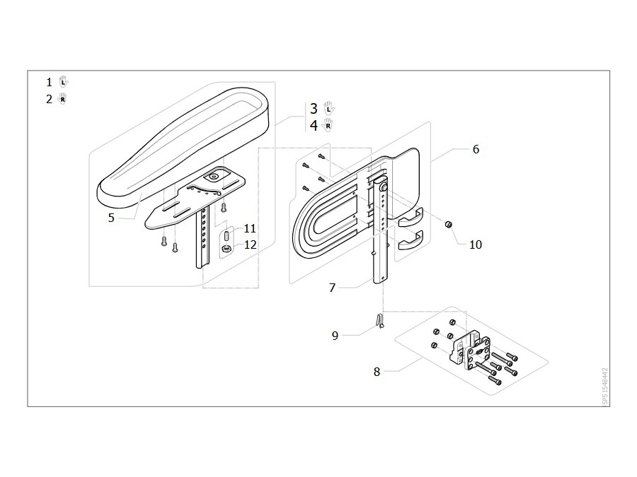 Armlehne Nummer 4 Hemi