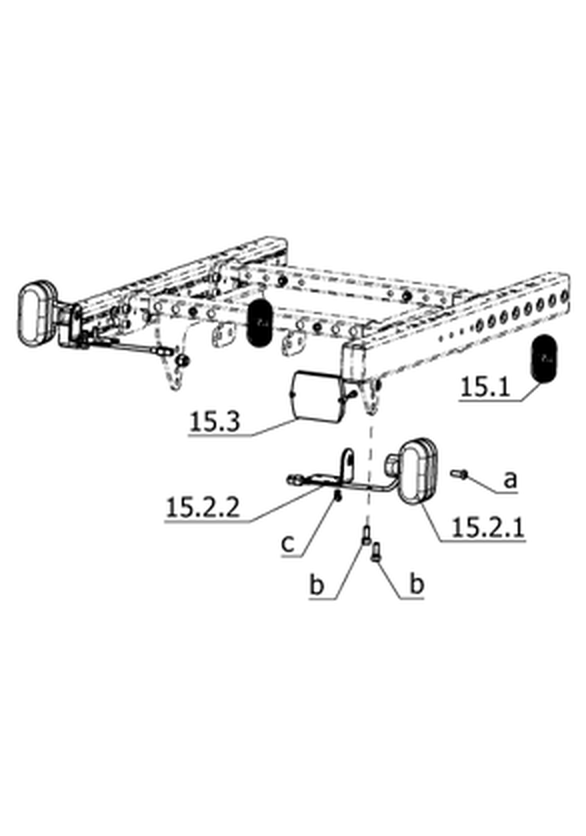 Elektronik R-Net – Beleuchtung für Elektronik-Rollstuhl (Code 702-932)