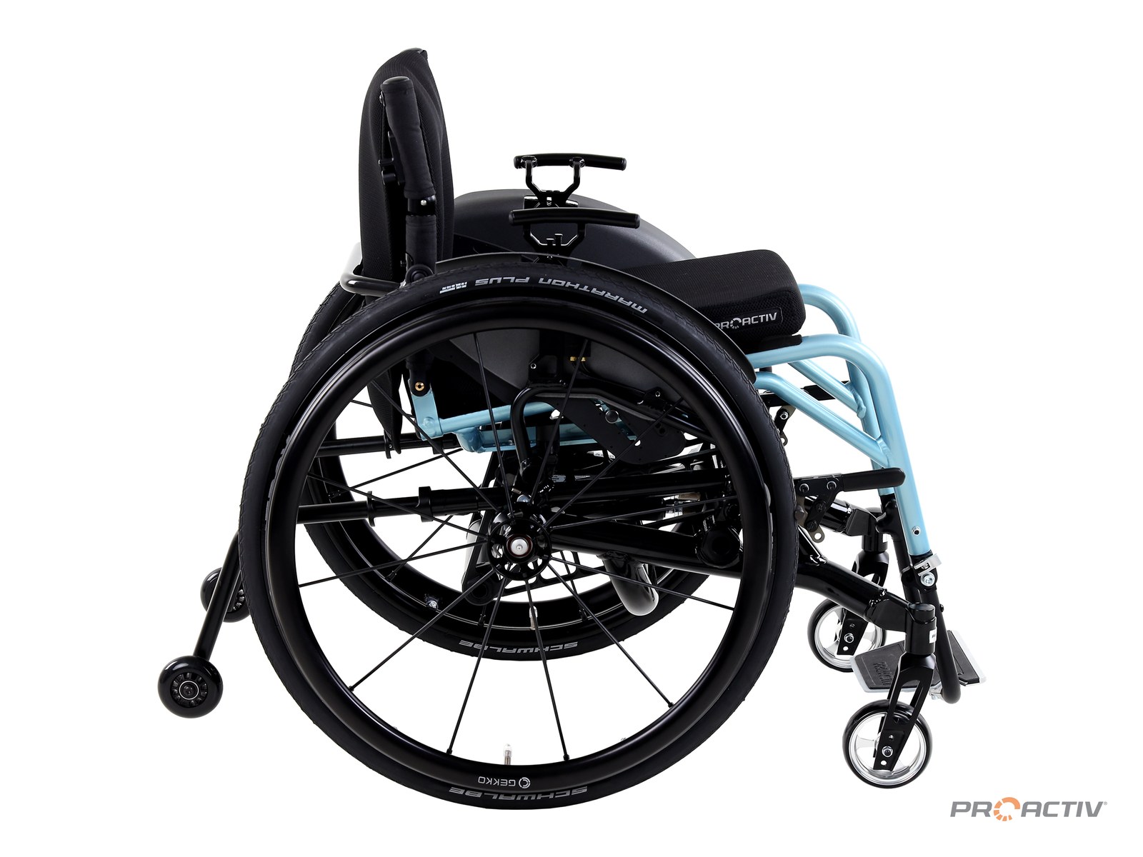 PRO ACTIV LIFT activ Rollstuhl mit Sitzhöhenverstellung, Seitenansicht